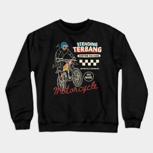 Flying motorcycle custom culture Crewneck Sweatshirt